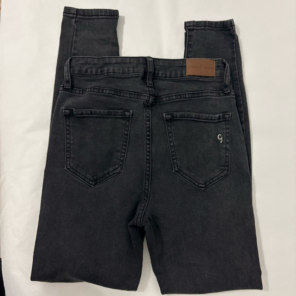 Carly Jean Miller Skinny Jeans Sz 1/25 Washed Black EUC - Picture 5 of 8